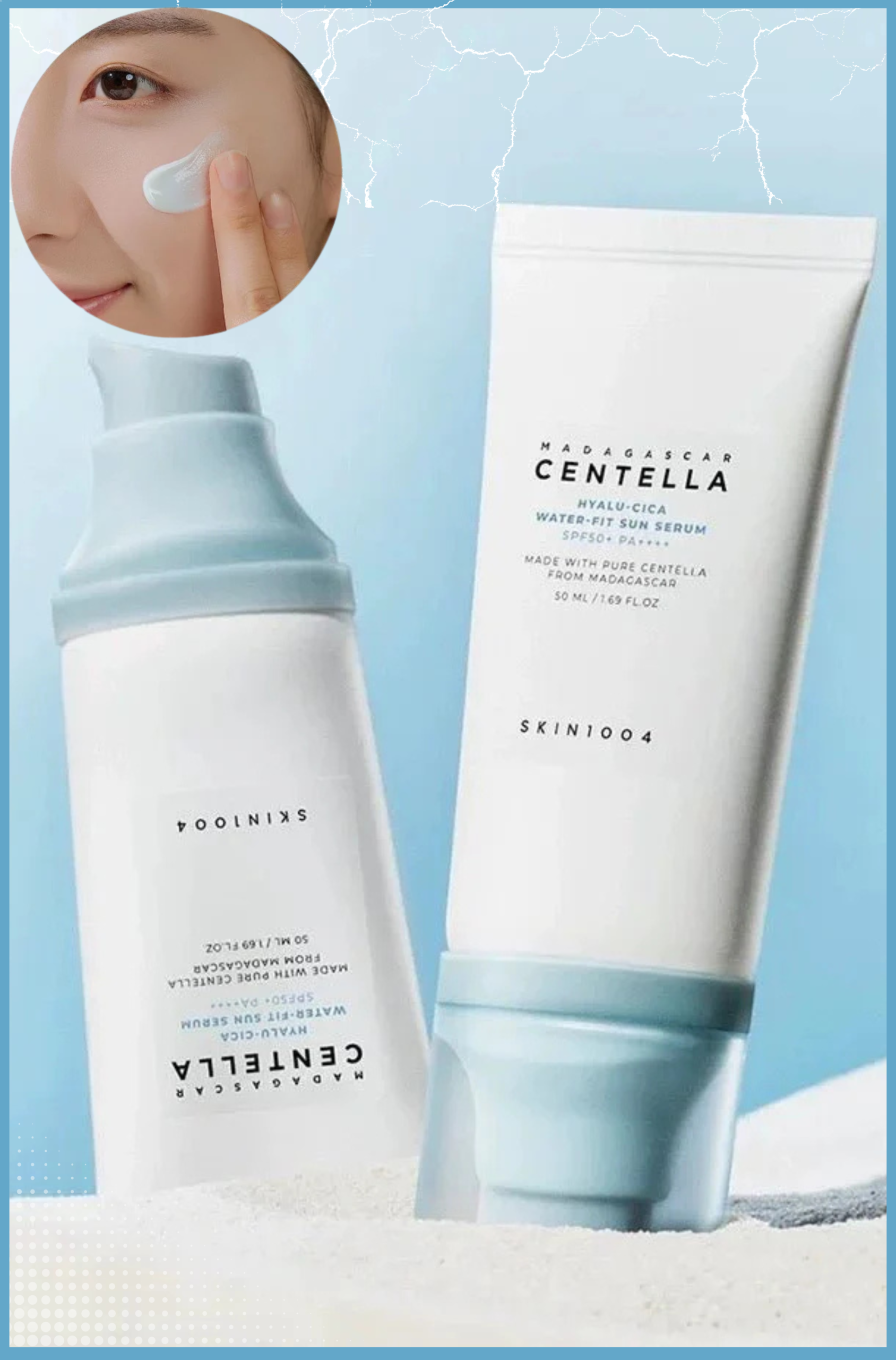 SKIN1004 Madagascar Centella Hyalu-Cica Water-Fit Sun Serum 50ml – Image 2